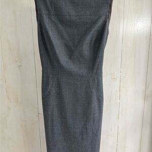 Antonio Melani- Gray Sleeveless Sheath Dress- 8